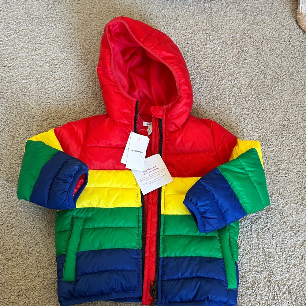 Nordstrom Multicolor Kids Puffer Jacket